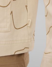 Veste zipp&eacute;e imprim&eacute;e