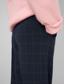 Pantalon carreaux &agrave; pinces