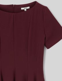 Robe courte patineuse en polyester recyclé