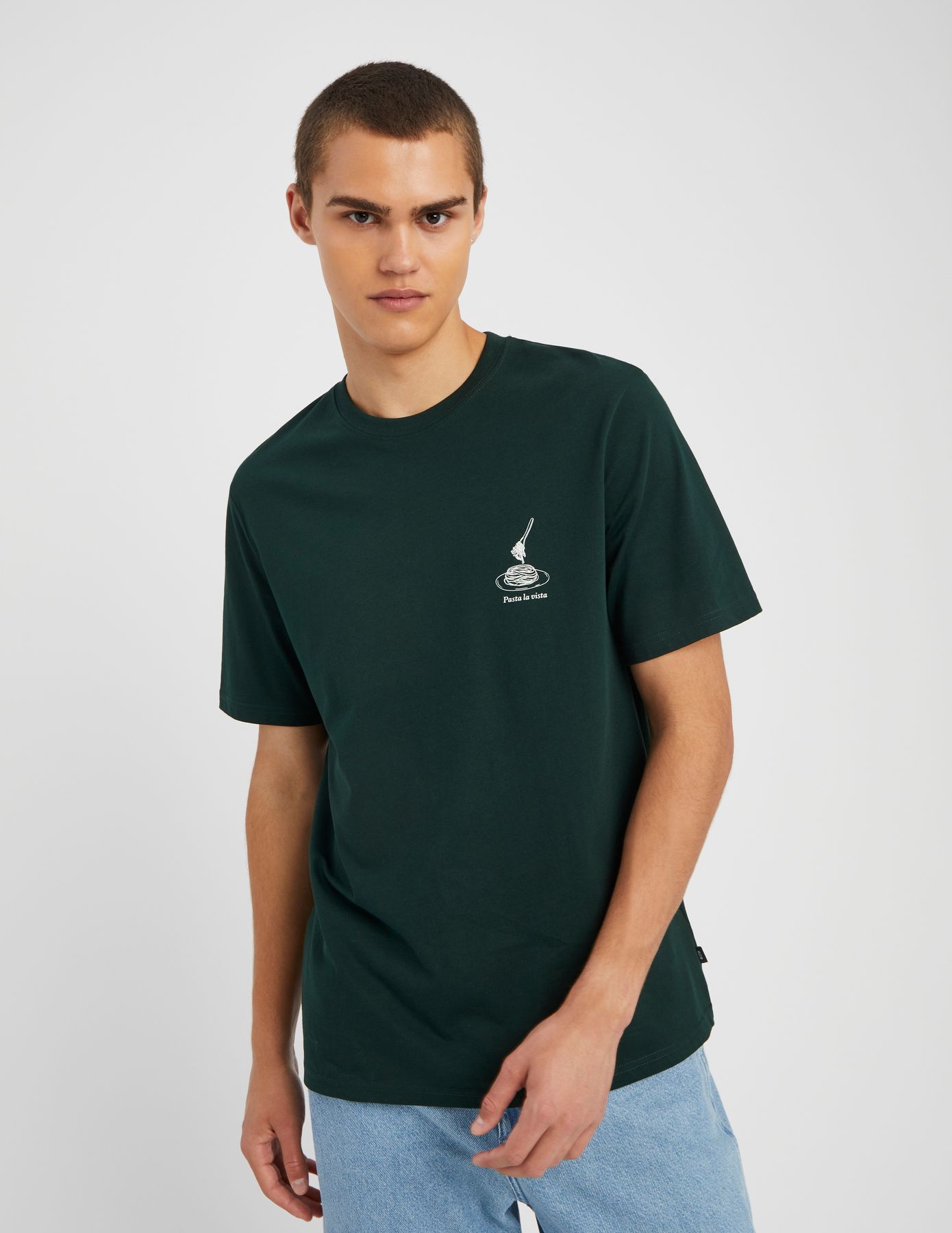 T-shirt imprim&eacute; poitrine