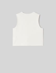 Top avec d&eacute;tails de boutons dor&eacute;s