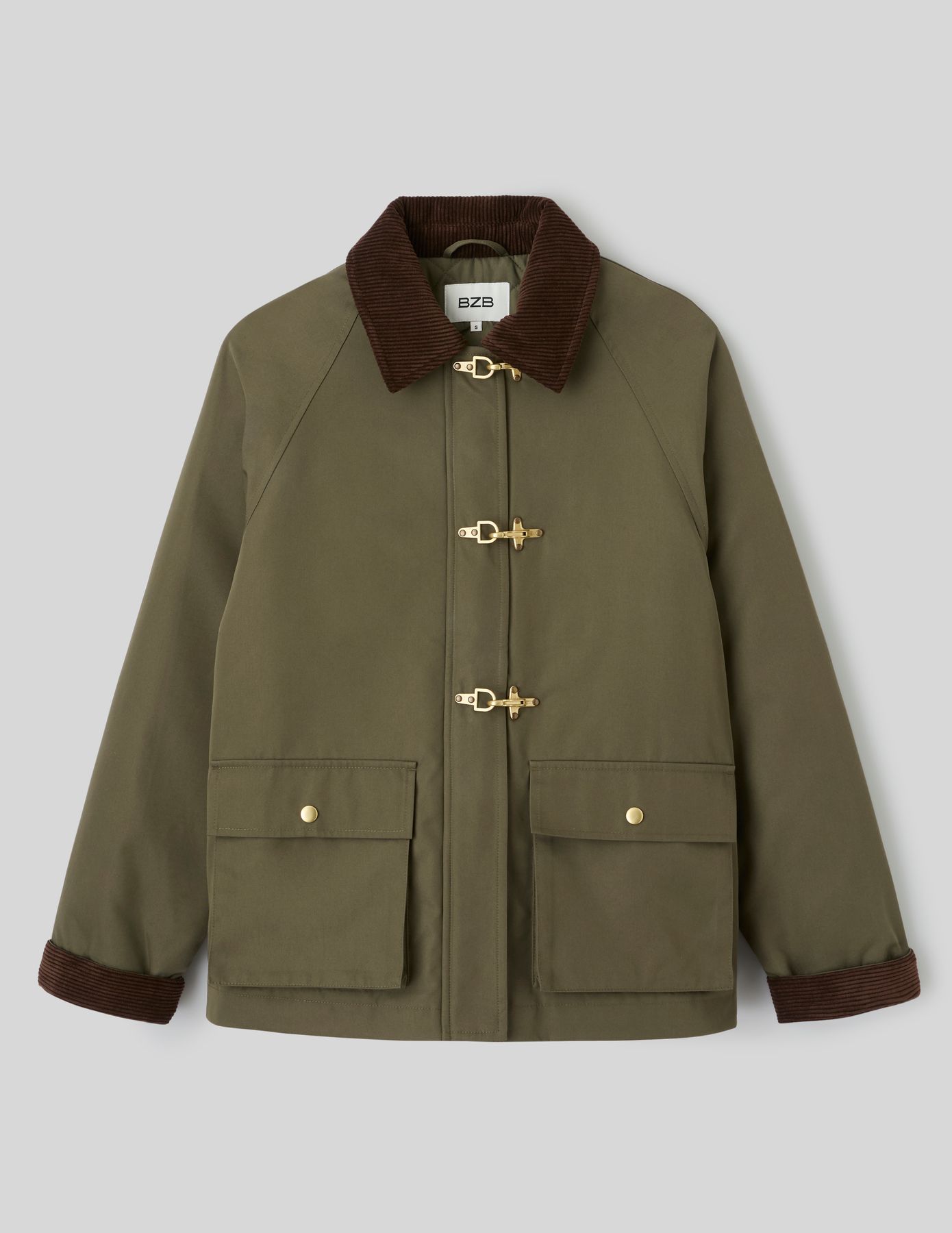 Veste avec col velours cotel&eacute;
