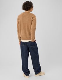 Pull maille chenille