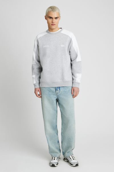 Sweat col rond colorblock