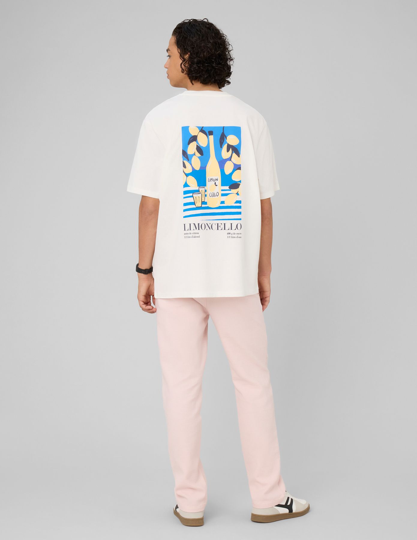 T-shirt imprim&eacute; devant / dos