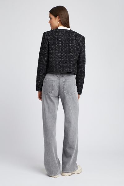 Veste courte en tweed