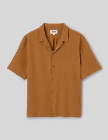 Chemise manches courtes gaze de coton