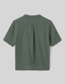 Chemise manches courtes gaze de coton