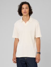 Polo maille c&ocirc;tel&eacute;e