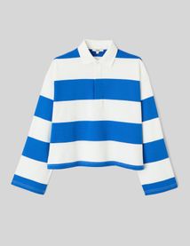 T-shirt col polo ray&eacute;