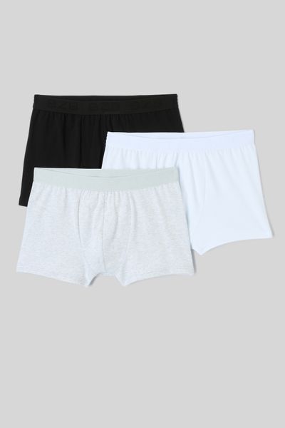 Lot de 3 boxers unis
