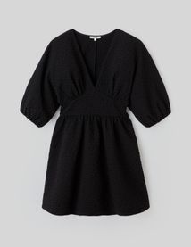 Robe courte jacquard