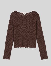 T-shirt dentelle
