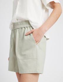 Short taille élastiquée