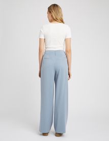 Pantalon tailleur rayé