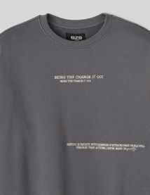 Sweat col rond brod&eacute;