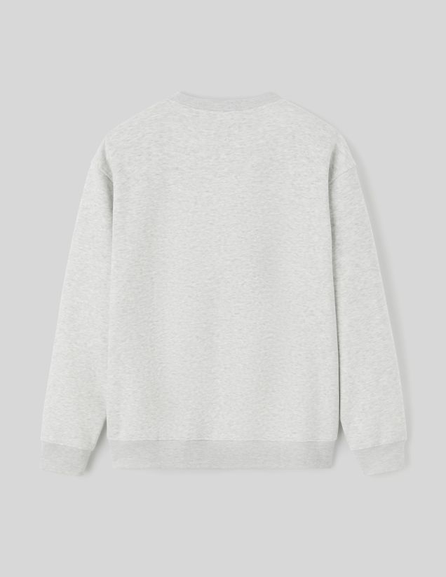 Sweat col rond uni