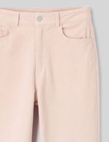 Pantalon straight velours