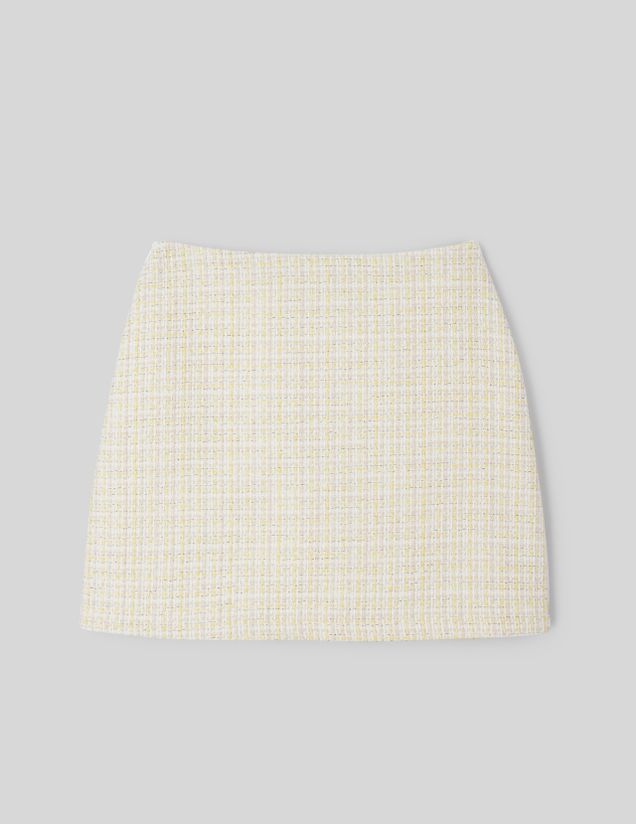 Jupe courte tweed