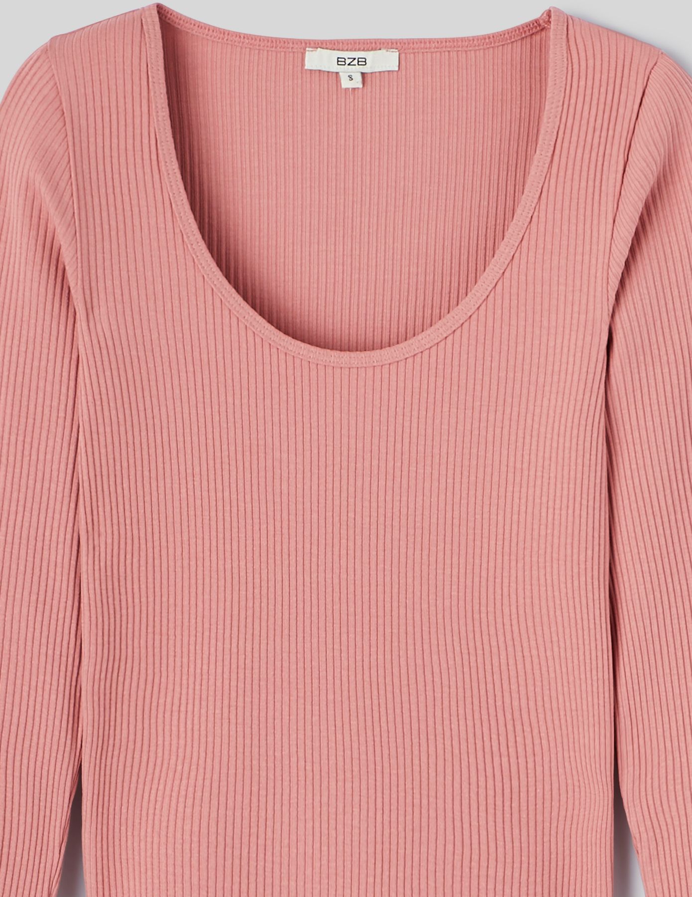 T-shirt manches longues uni