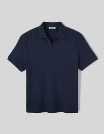 Polo maille fantaisie