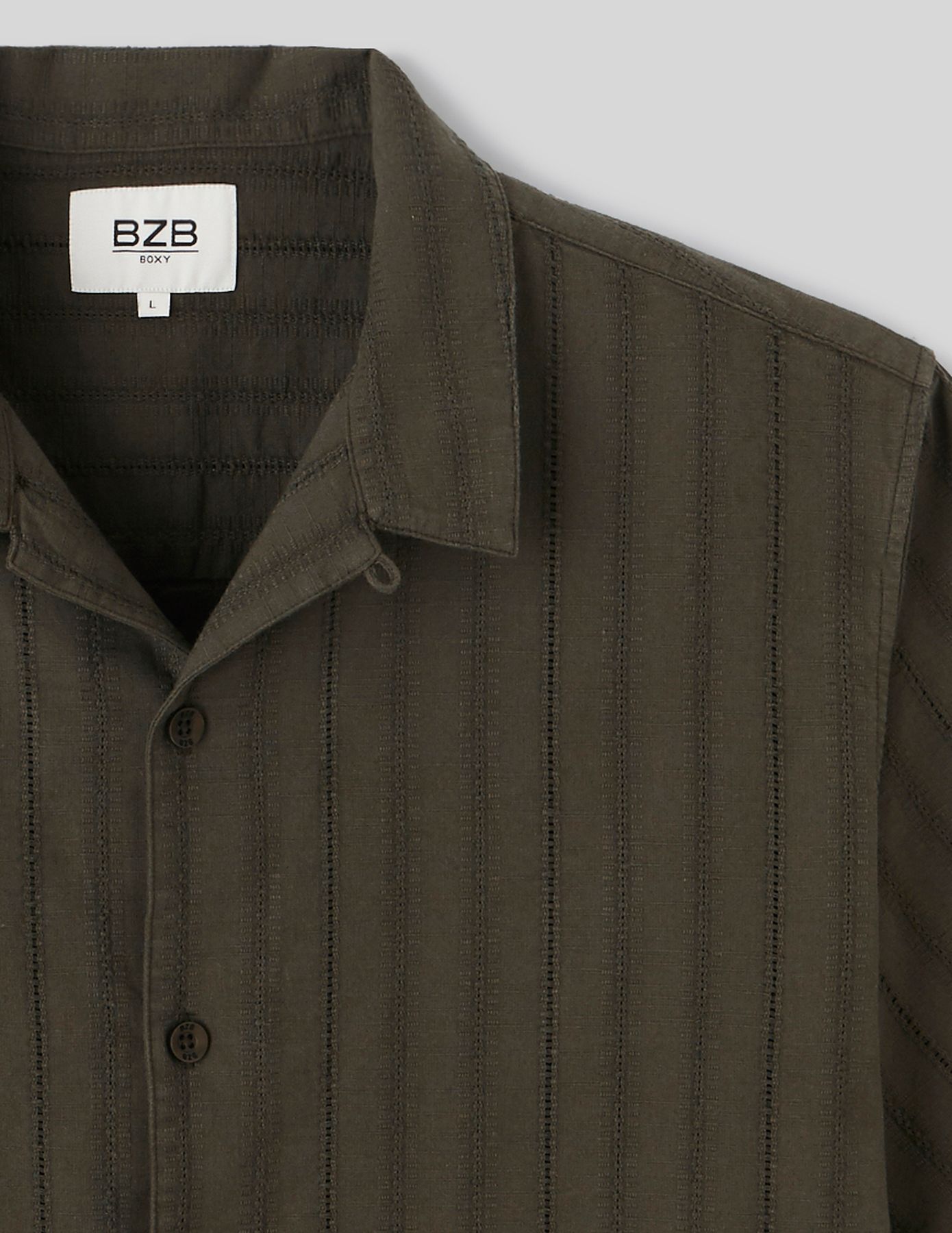 Chemise manches courtes broderie anglaise