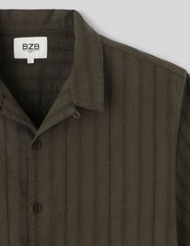 Chemise manches courtes broderie anglaise