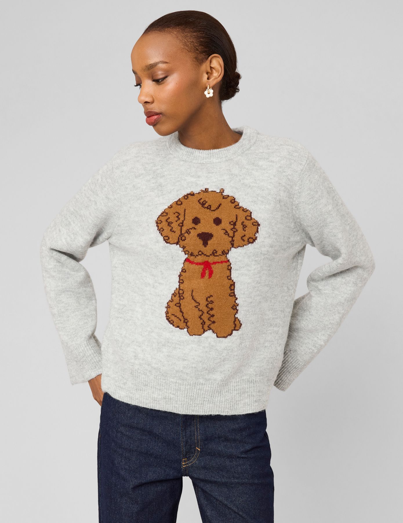 Pull motif chien