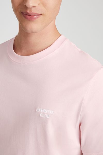 T-shirt broderie poitrine