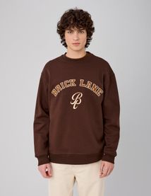 Sweat broderie poitrine