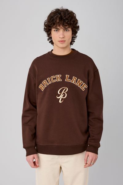 Sweat broderie poitrine