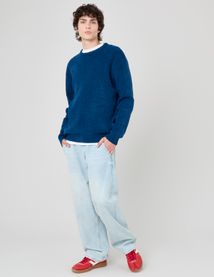 Pull chenille col rond