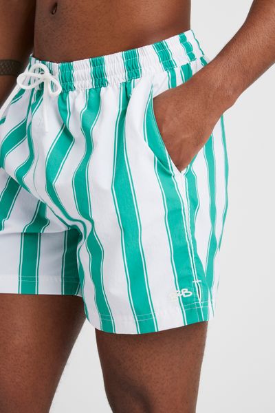 Short de bain rayures