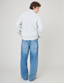 Pull col roulé
