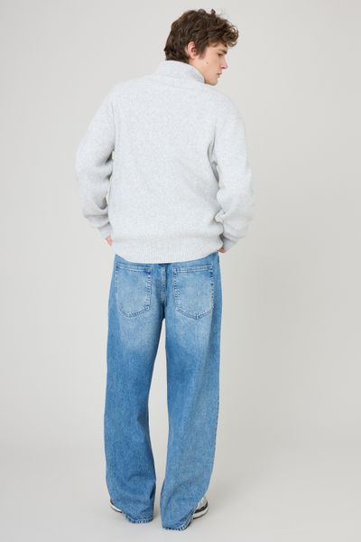 Pull col roulé