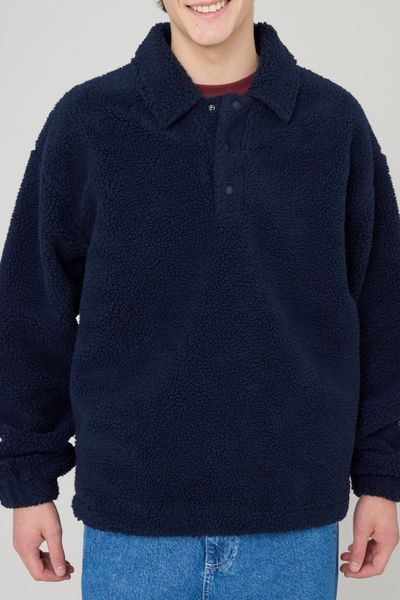 Sweat polo sherpa