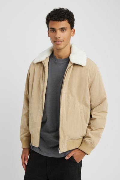 Veste zippée col sherpa