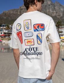 T-shirt imprim&eacute; devant/dos