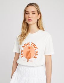 T-shirt imprim&eacute;