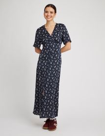 Robe longue imprimée