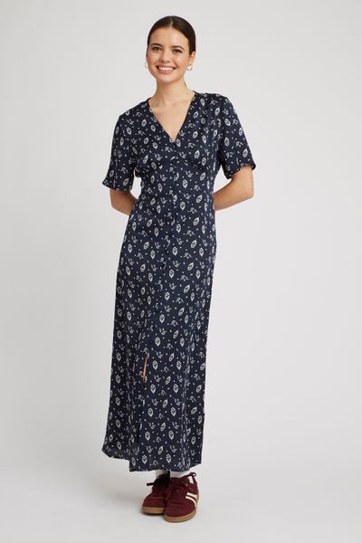 Robe longue imprimée