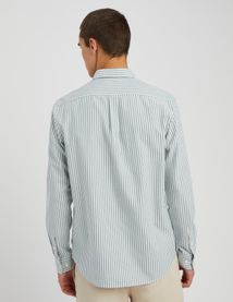 Chemise rayée droite