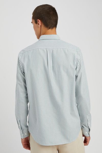 Chemise rayée droite