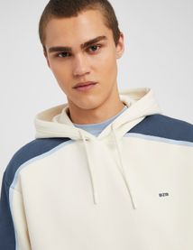 Sweat à capuche colorblock