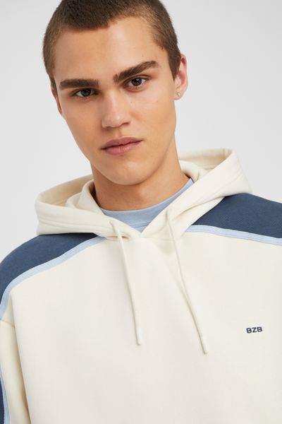 Sweat à capuche colorblock