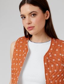Veste sans manches réversible