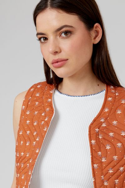 Veste sans manches réversible