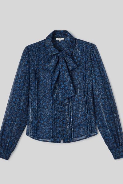 Chemise col lavali&egrave;re