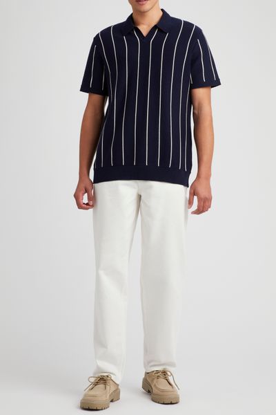 Polo &agrave; rayures