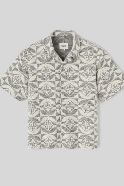 Chemisette en maille Jacquard